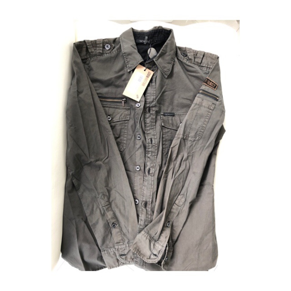 William Rast Long Sleeve Army Shirt